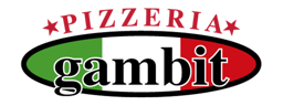 Pizzeria Gambit logo.